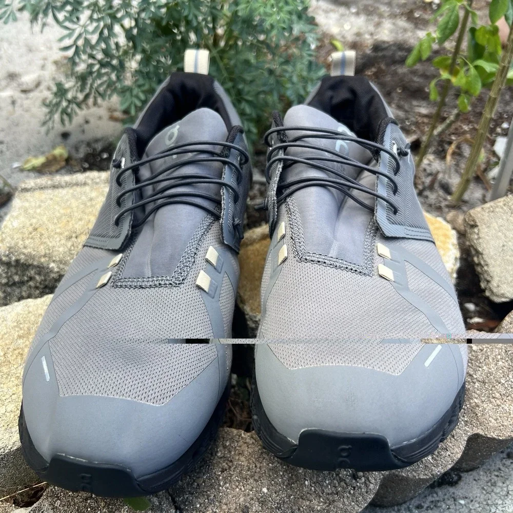 On Cloud 5 Waterproof 'Asphalt Magnet' Men's Size 12 59.97991 Running Shoes